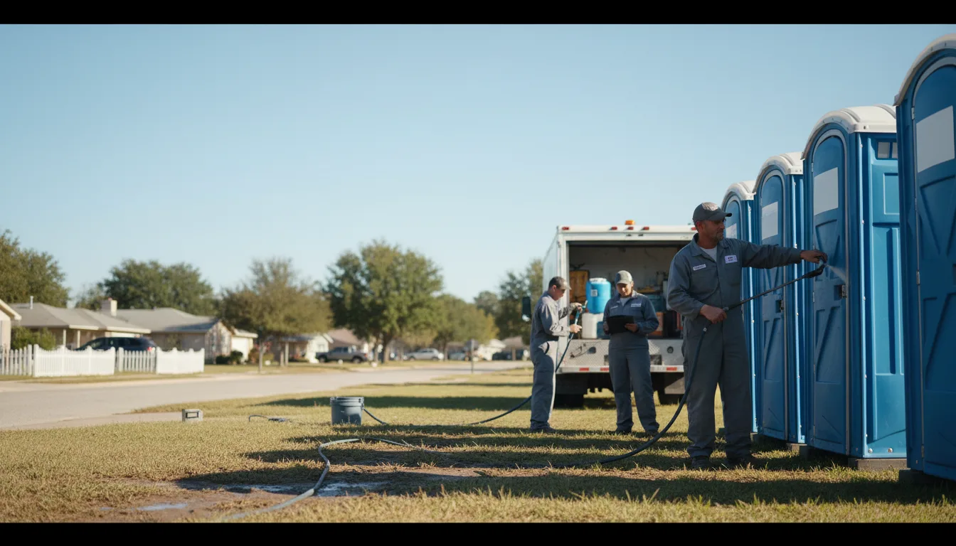 Long-Term Portable Toilet Rental in Pleasant Garden, NC near me